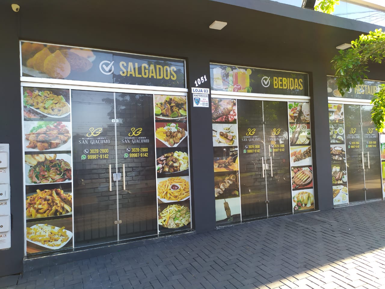 Restaurante San Giacomo – Lojas Fachada e Adesivos – 8